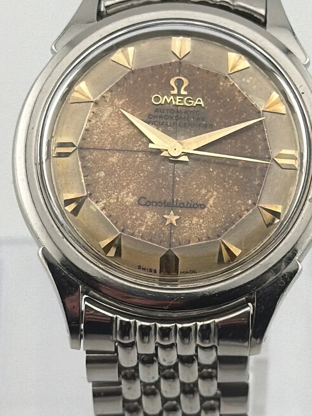 Newly Restored OMEGA Constellation Cal 551 Watch 167.005 w/sunburn patina